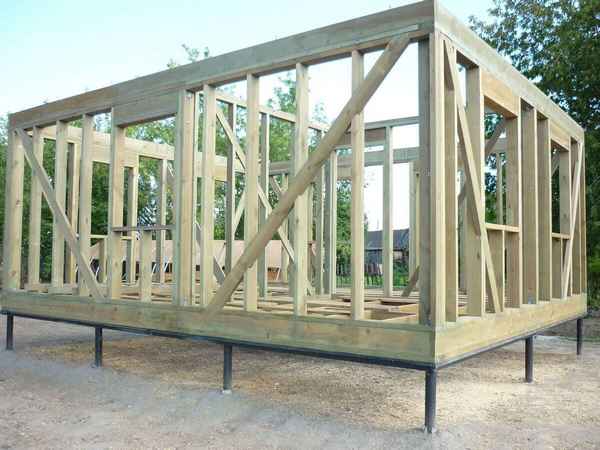 Каркасный дом на свайном фундаменте: Преимущества и недостатки +Пошагово Каркасный дом на свайном фундаменте: Преимущества и недостатки +Пошагово