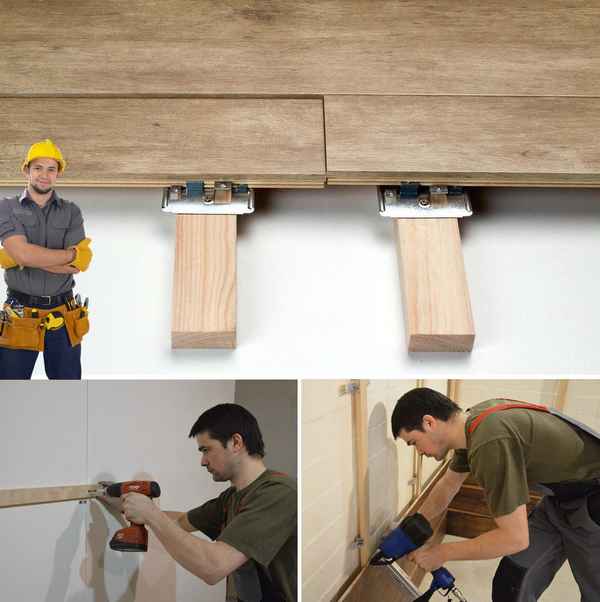 Как крепить Ламинат на стене в интерьер в прихожей, гостиной и спальне: Как выполнить монтаж правильно? Пошаговая инструкция +Видео