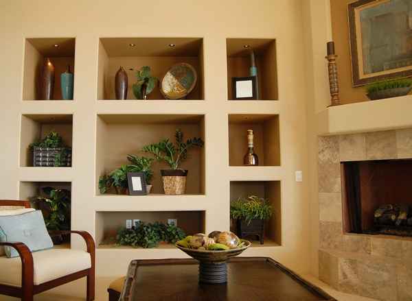 Как сделать Полки из гипсокартона на стене своими руками: дизайн  интерьера +Фото и Видео