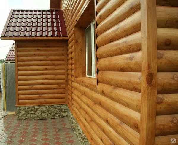 Имитация бревна для наружной  и внутренней отделки из винила, металла, дерева +Фото и Видео