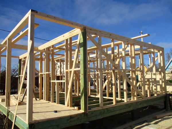 Как собрать каркас дома своими руками: Технология каркасных домов из досок и бруса +Видео