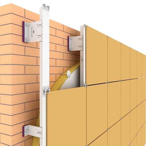 Как выполнить монтаж вентилируемого фасада каркасного дома своими руками: из композитных панелей, керамогранита и сэндвич панелей +Видео