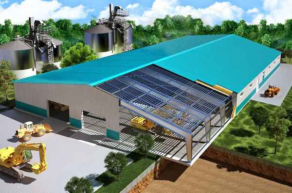 Ангары из сэндвич-панелей: достоинства и недостатки, виды и строительство складов