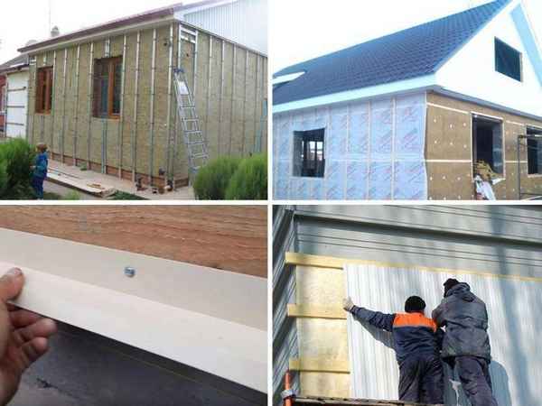 Обшивка дома профлистом с утеплителем своими руками: Виды работы и рекомендации для новичков +Видео