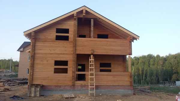 Строительство домов из профилированного бруса лиственницы. Хаpaктеристика материала +Фото и Видео