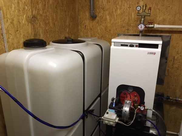 Отопительный котел на отработанном масле для частного дома