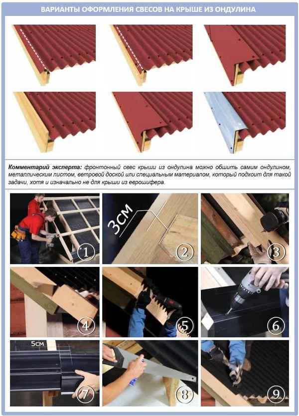 Как сделать монтаж кровли из ондулина для дома своими руками: пошаговая инструкция +Видео