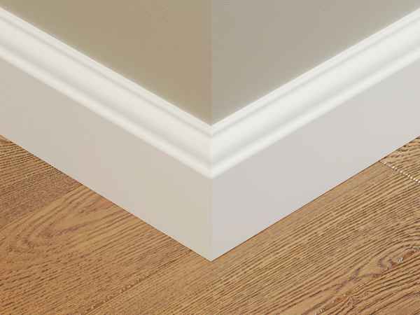 Полиуретановый плинтус для пола: установка, как покрасить, фото +Видео монтажа
