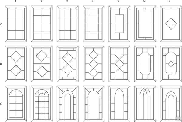 Раскладка для окон: Виды раскладок для окон накладные и оригинальные: Технология применения +Видео