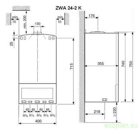 Газовый котел Bosch GAZ 6000 WBN 24 квт: отзывы владельцев, технические хаpaктеристики и инструкция по эксплуатации двухконтурной модели
