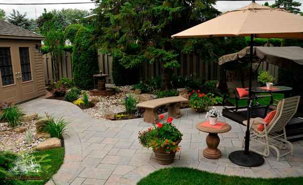  Красивый двор частного дома своими руками + Фото примеров и Видео