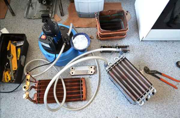 Чем промыть теплообменник газового котла в домашних условиях