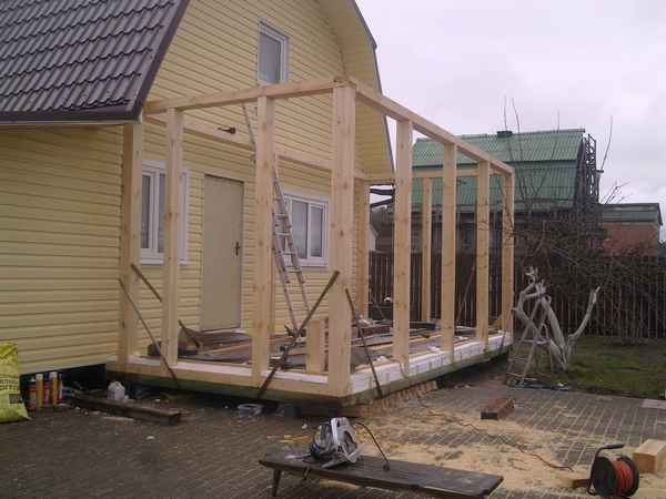 Как построить каркасную пристройку к деревянному дому своими руками: Пошаговая инструкцияОбзор и Видео