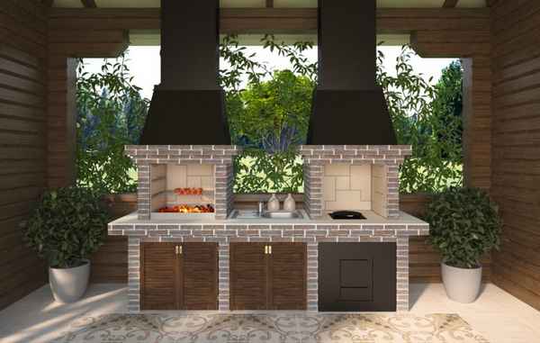 Как построить беседку с камином с мангалом своими руками: Советы +Фото проекты и Видео