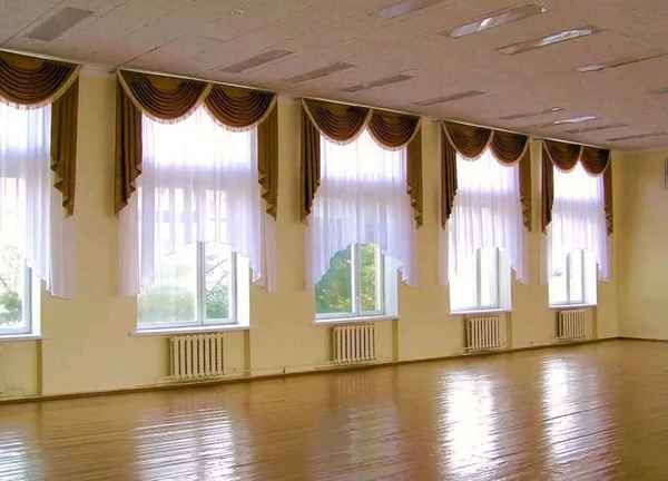 Шторы для школы – в класс, актовый зал, Фото +Видео