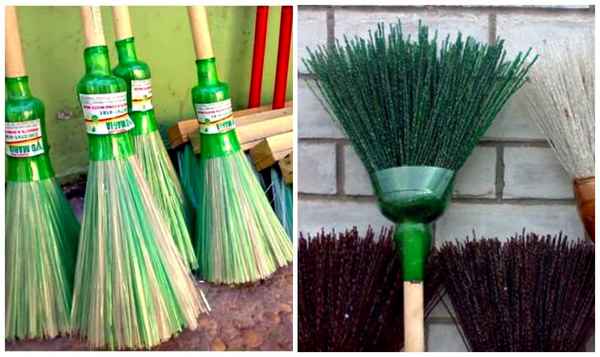 Как сделать метлу из пластиковых бутылок своими руками: Пошагово +Видео
