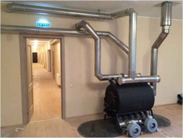 Воздушное отопление частного дома своими руками