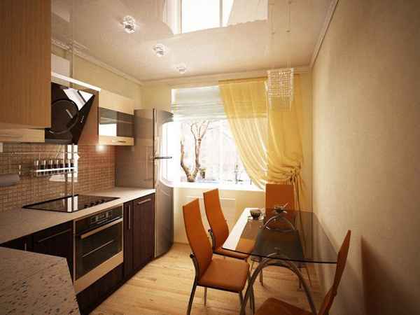 Варианты дизайна кухни 8 метров квадратных в панельном доме: Идеи +Фото и Видео