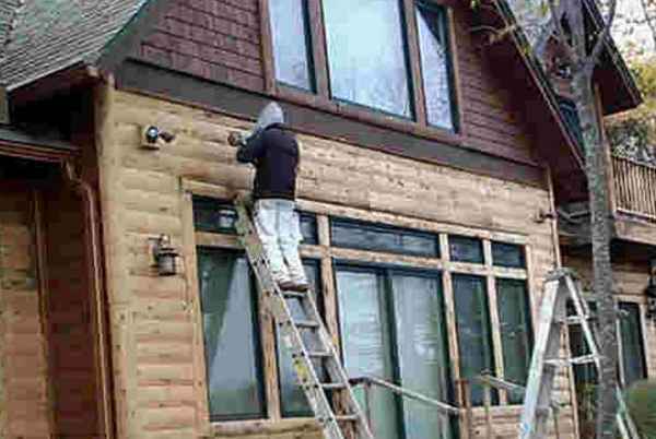 Обшивка деревянного дома снаружи, вагонкой или камнем: Плюсы и минусы +Фото и Видео