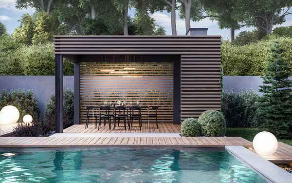 Проекты беседок в стиле Хай-Тек – Фото и рекомендации специалистов +Видео