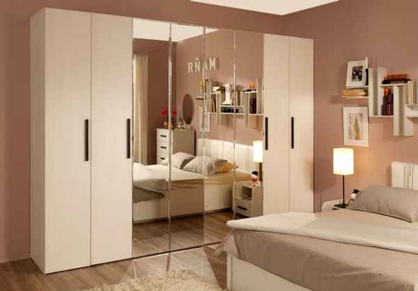 Положительные и отрицательные качества шкафов с распашными дверьми.