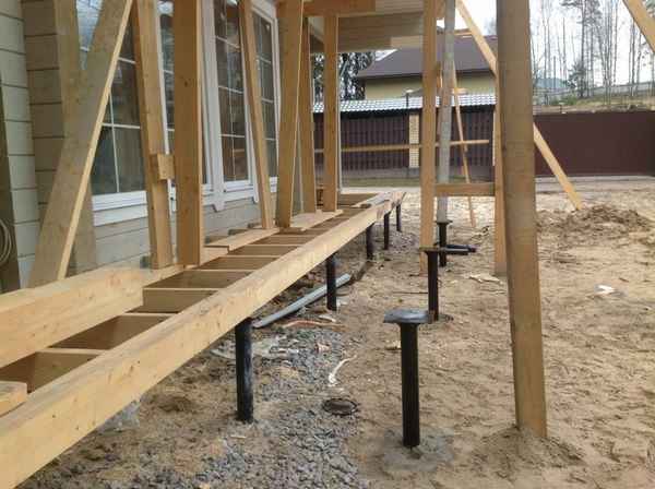 Винтовые сваи для веранды самостоятельно: Инструкция +Фото и Видео