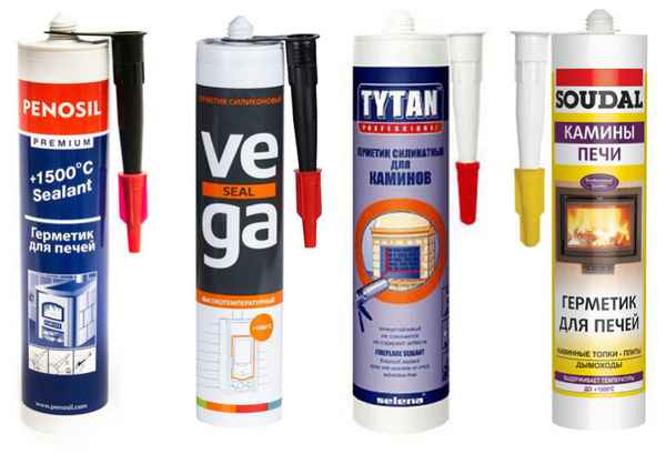 Термостойкий герметик для дымоходов: Типы и правила работыИнструкция +Фото и Видео