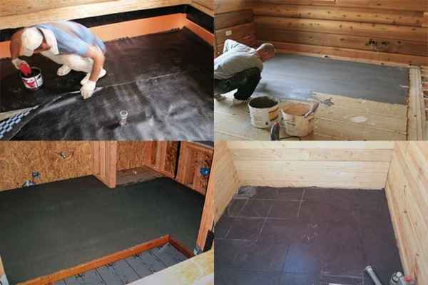Гидроизоляция стен и пола душа в деревянном доме: Советы +Видео и Фото