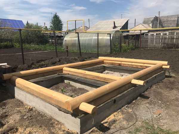 Как сделать фундамент под сруб дома своими руками: Надежные варианты +Видео и Фото