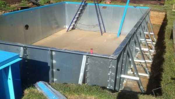 Панельные бассейны: конструктивные особенности, преимущества и недостатки +Видео