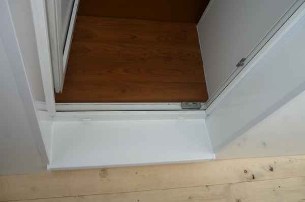 Порог на балкон из пластика своими руками