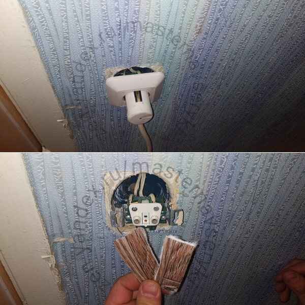 Что делать, если выпадет розетка из стены