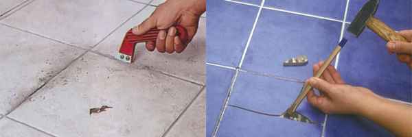 Как заменить плитку, не повредив соседние элементы? Обзор
