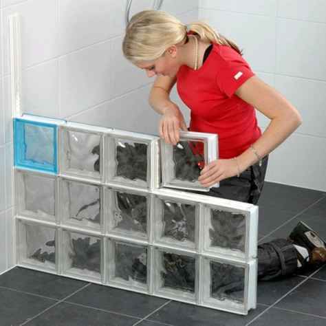 Изготовление перегородки из стеклоблоков: Обзор