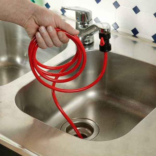 Как удалит засор в paковине и ванной