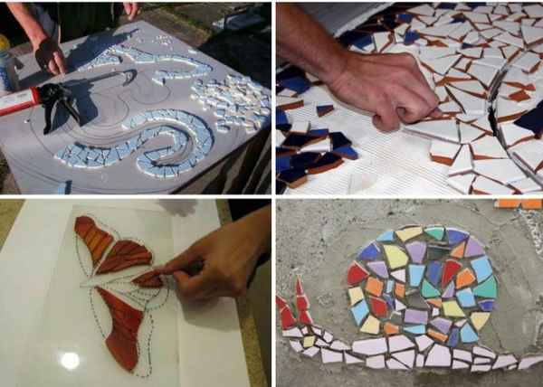 Как сделать плитку из битого стекла своими руками: Обзор +Видео
