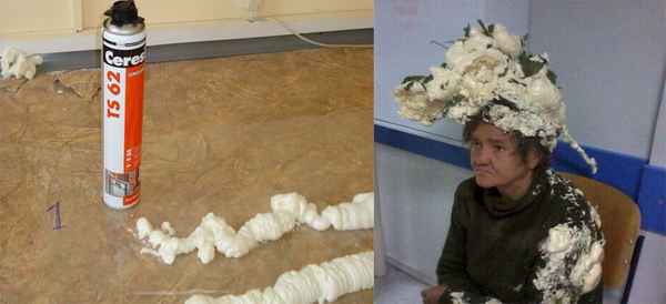 Нанесение шпаклевки на монтажную пену и как смыть ее с рук: Обзор +Видео