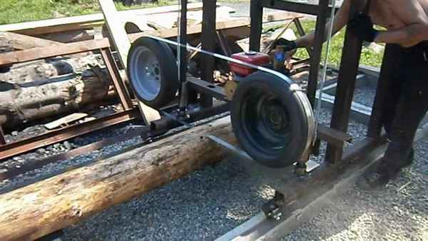 Ленточная пилорама: Фото и Особенности устройстваПокупной и самодельный вариант сравнение +Видео