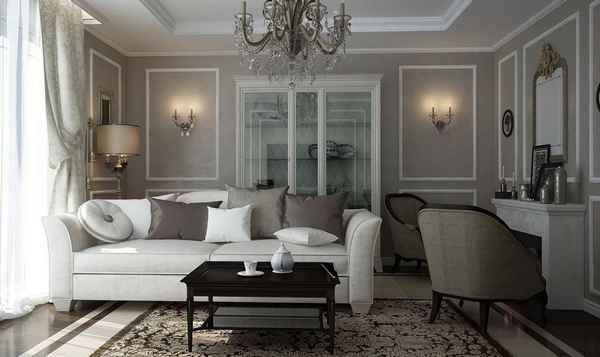 Из моды никогда не выйдет – классический интерьер квартиры