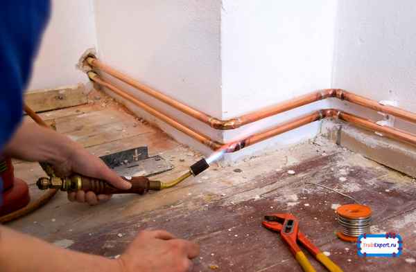 Медные трубы для отопления - выбор, монтаж и пайка