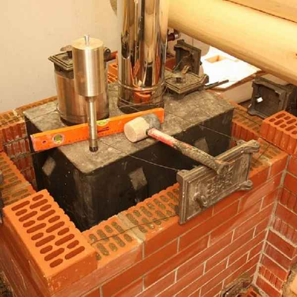 Как обложить металлическую печь в бане кирпичом, каким кирпичом обложить печь