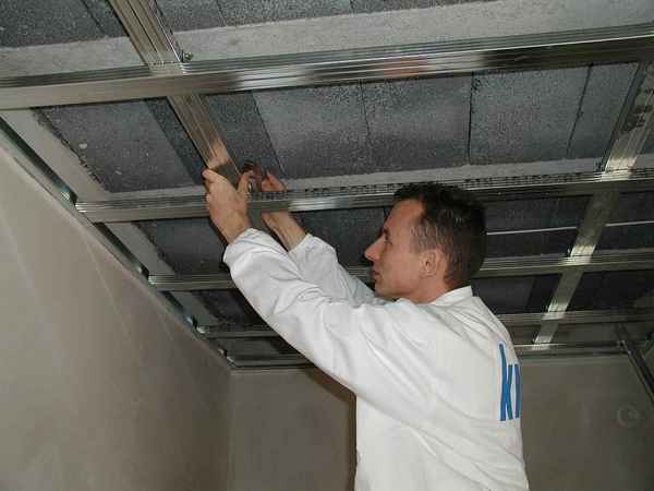 Подвесные потолки из гипсокартона, алюминиевых панелей и пластика -их монтаж своими руками Идеи и советы по выбору лучших +Видео