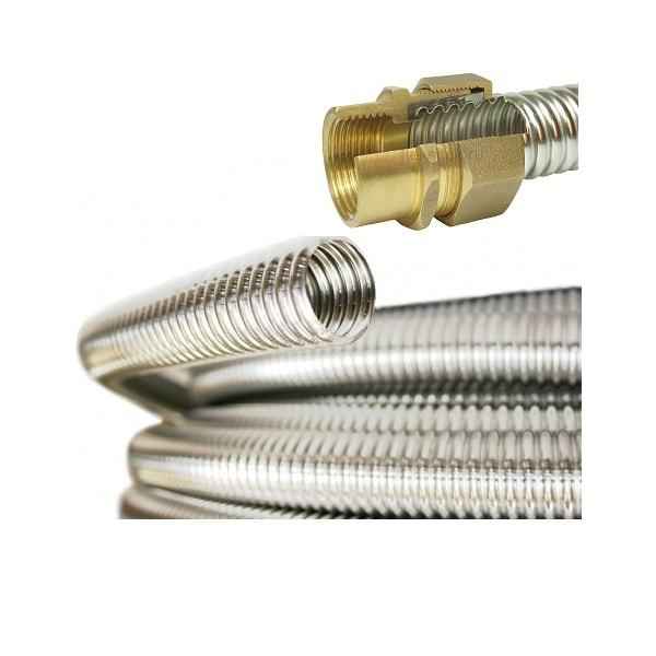 Нержавеющие гофрированные трубы для отопления, монтаж стальных гибких труб