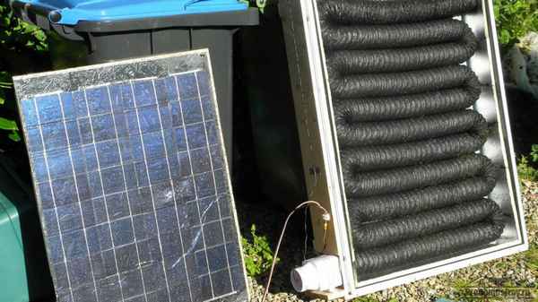 Солнечный коллектор своими руками для отопления дома