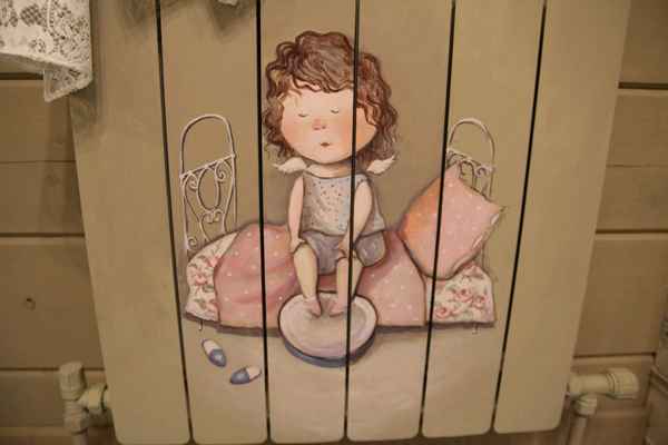 Как сделать декупаж на батареях