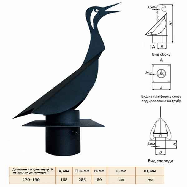 Флюгарки на трубу дымохода: как сделать и установить дымник-флюгер своими руками + подробные фото