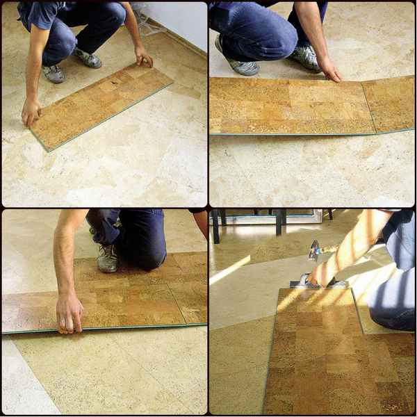 Как сделать пробковое покрытие для пола и стен в доме: виды и монтаж своими рукамиИнструкция +Видео