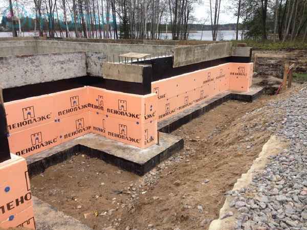 Утепление фундамента и цоколя пенопластом, пеноплексом,  керамзитом, утеплитель для фундамента