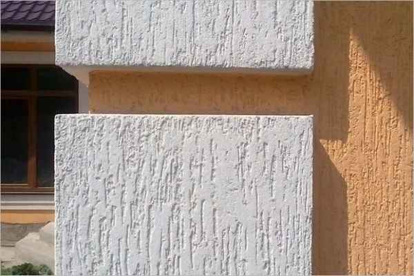 Фасадная штукатурка короед: фото фасадов частных домов и технология нанесения декоративным составом своими руками