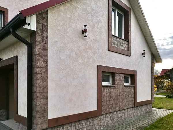 Штукатурка для фасада: какая лучше и как выбрать вид фасадной декоративной облицовки для наружных работ + фото